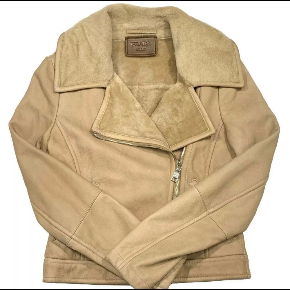Authentic Prada shearling jacket